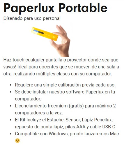 PAPERLUX PORTABLE