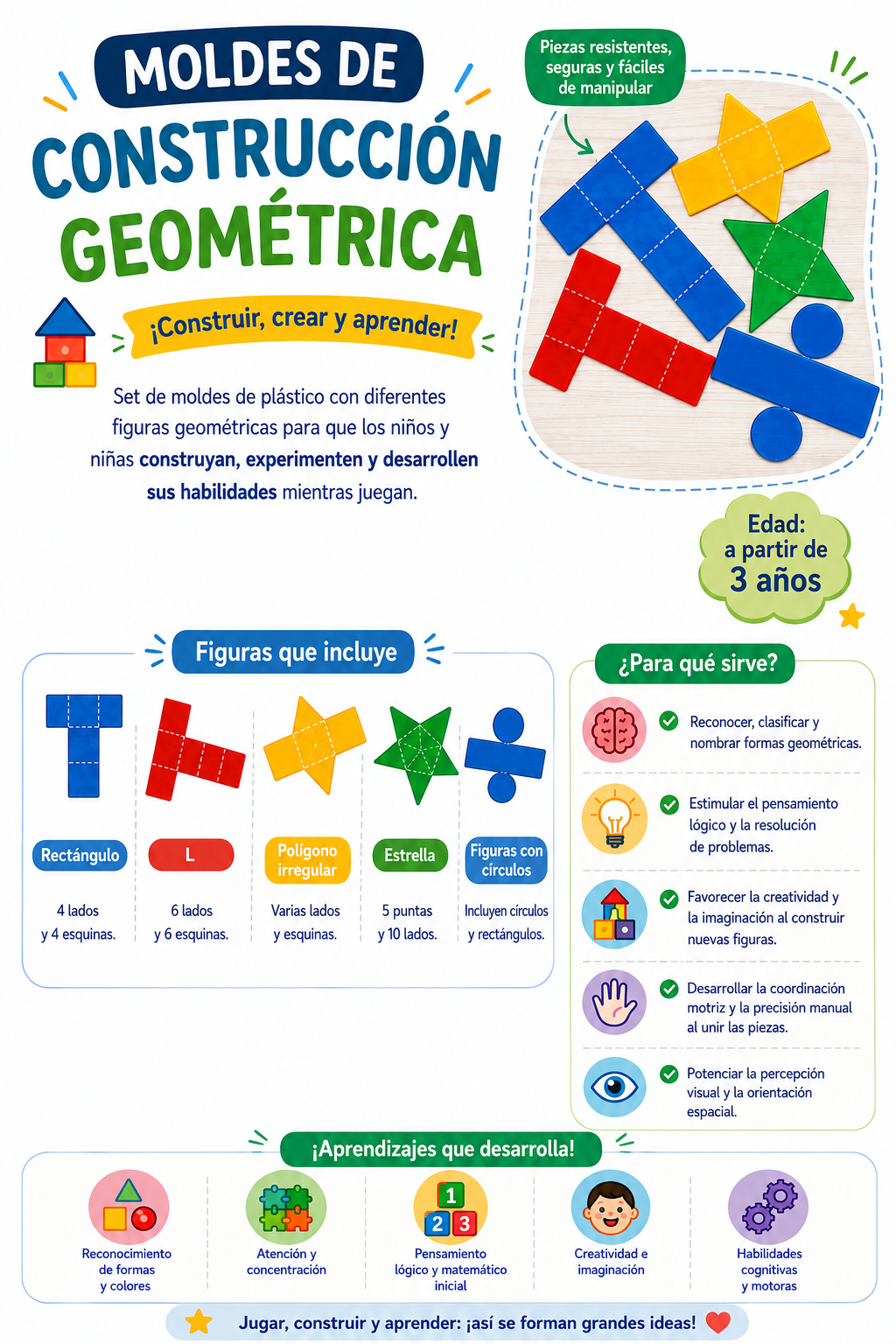 Set moldes geométricos