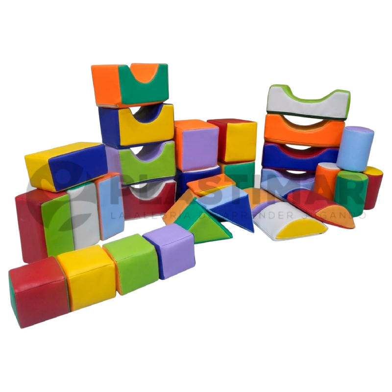 Materiales - BLOQUES GIGANTES SOFT - 32 PIEZAS
