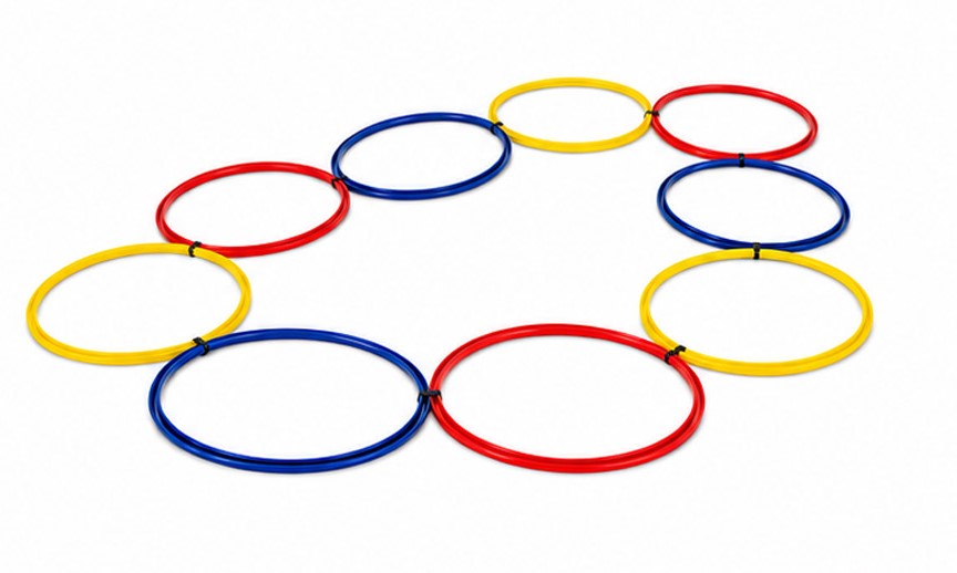 Materiales - Circuito de equilibrio compuesto por 11 aros