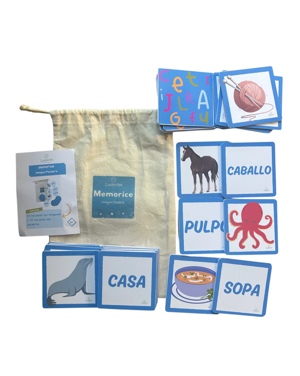 Juego Memorice Imagen Palabra