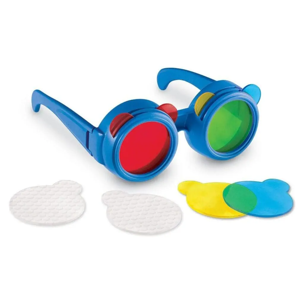 Materiales - Lentes para mezclar colores