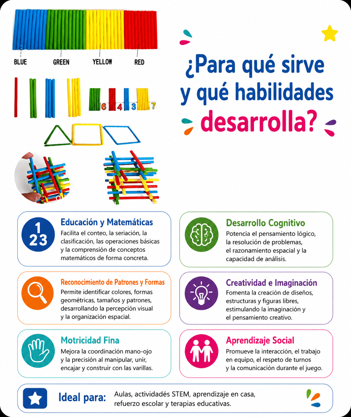 Palitos para conteo
